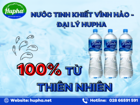 Nước uống Tinh Khiết Vĩnh Hảo An Toàn Sức Khỏe Tại TP.HCM - HuPha
