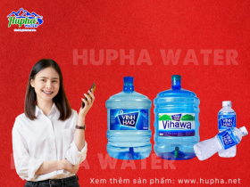 Nước uống Vĩnh Hảo 20l – Tài trợ máy nước nóng miễn phí vận chuyển TP. HCM
