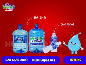 Nước uống Vĩnh Hảo bình 20l – Nơi đổi nước tiện lợi 24/7