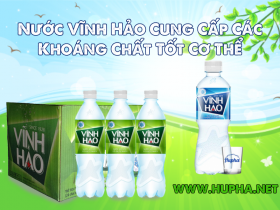 Thùng Nước Vĩnh Hảo Đóng Chai 350ml Chính Hãng - Đại Lý HuPha
