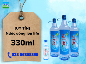 [UY TÍN] Nước uống ion life 330ml - Nhà phân phối nước uống HuPha Water